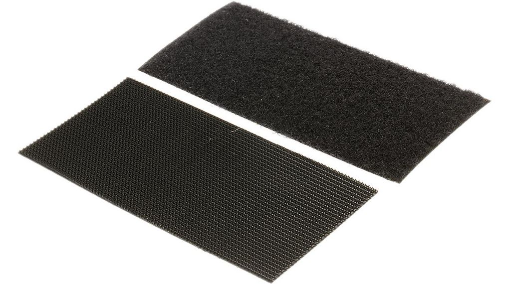 Hook-and-Loop Tape 50mm x 100mm Black